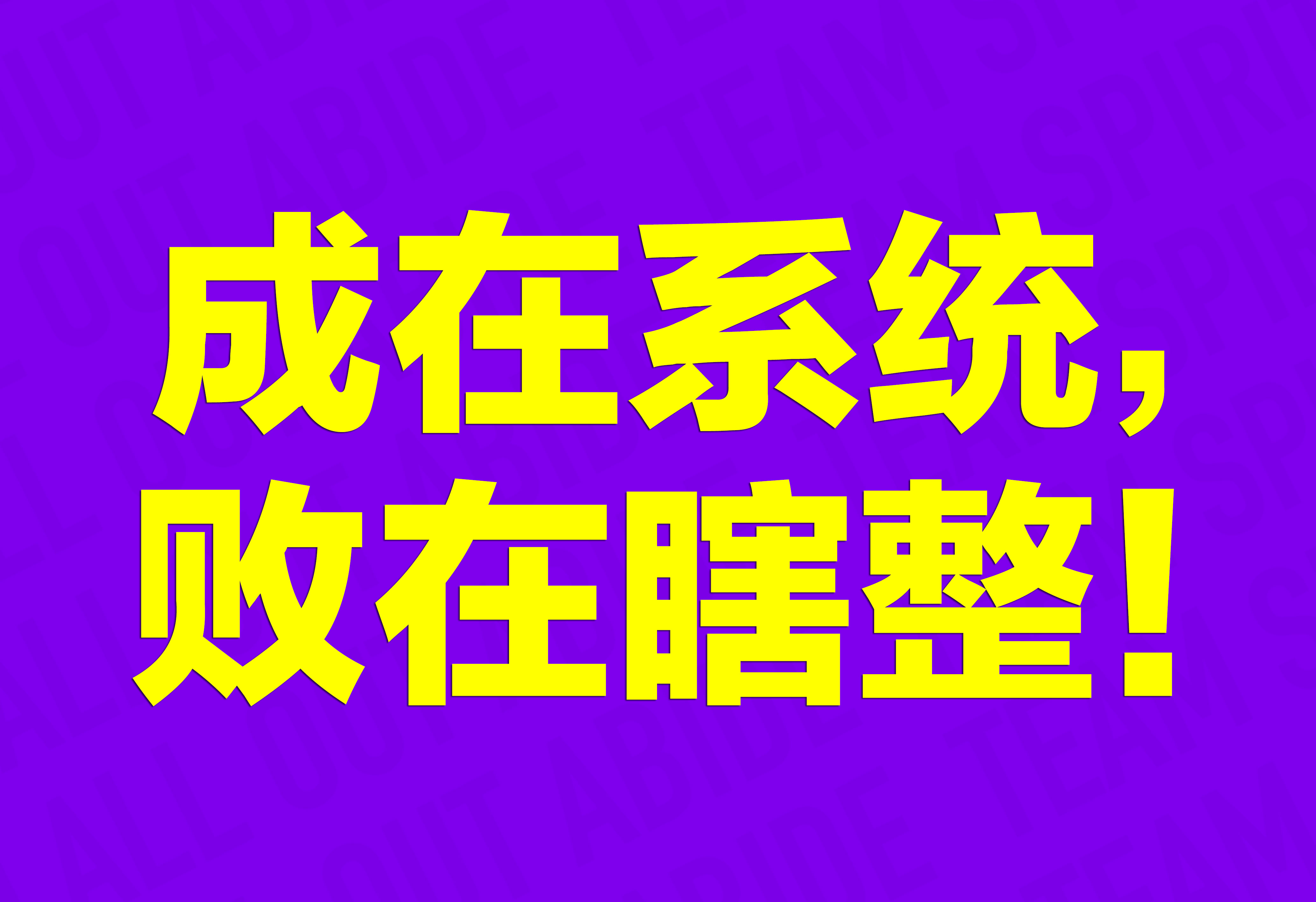 品牌策劃：成在系統(tǒng)，敗在瞎整！